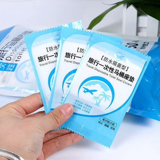 Disposable Toilet Seat Cover for Bathroom-Individually Wrapped and Travel Safe