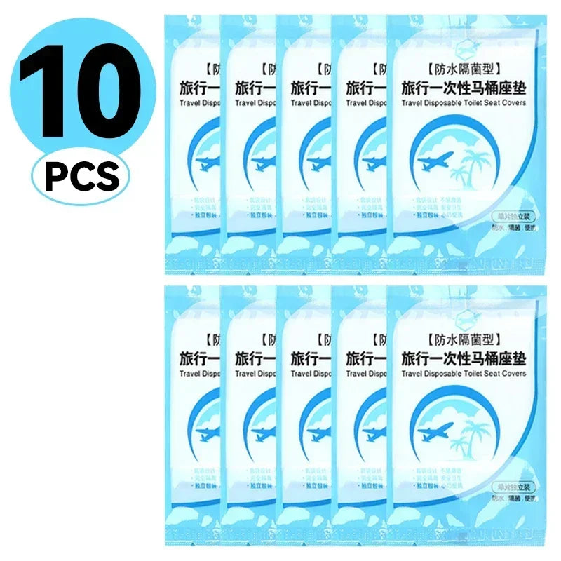 Disposable Toilet Seat Cover for Bathroom-Individually Wrapped and Travel Safe