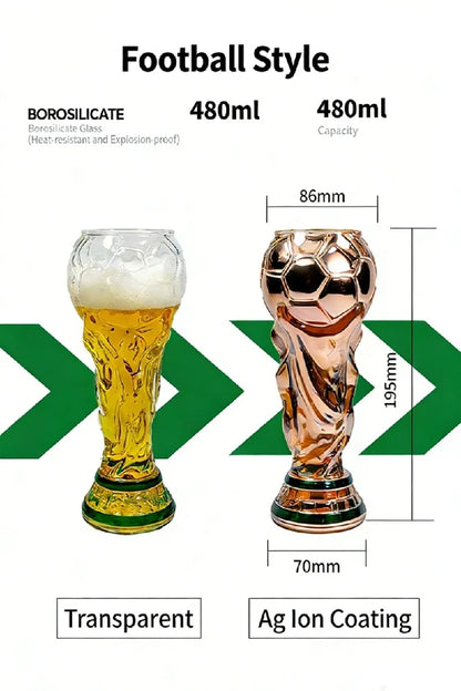 World Cup Trophy drinking Glass
