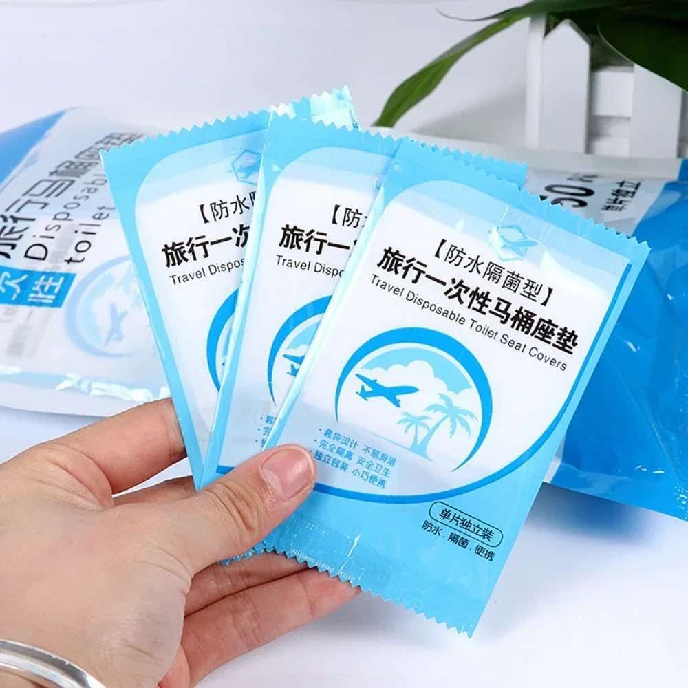 Disposable Toilet Seat Cover for Bathroom-Individually Wrapped and Travel Safe