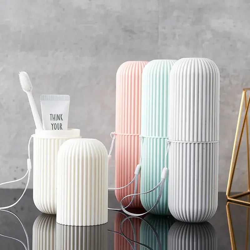Portable Toothbrush Holder Case for Travel/Camping/Storage Box Protect from Dirt and Damage