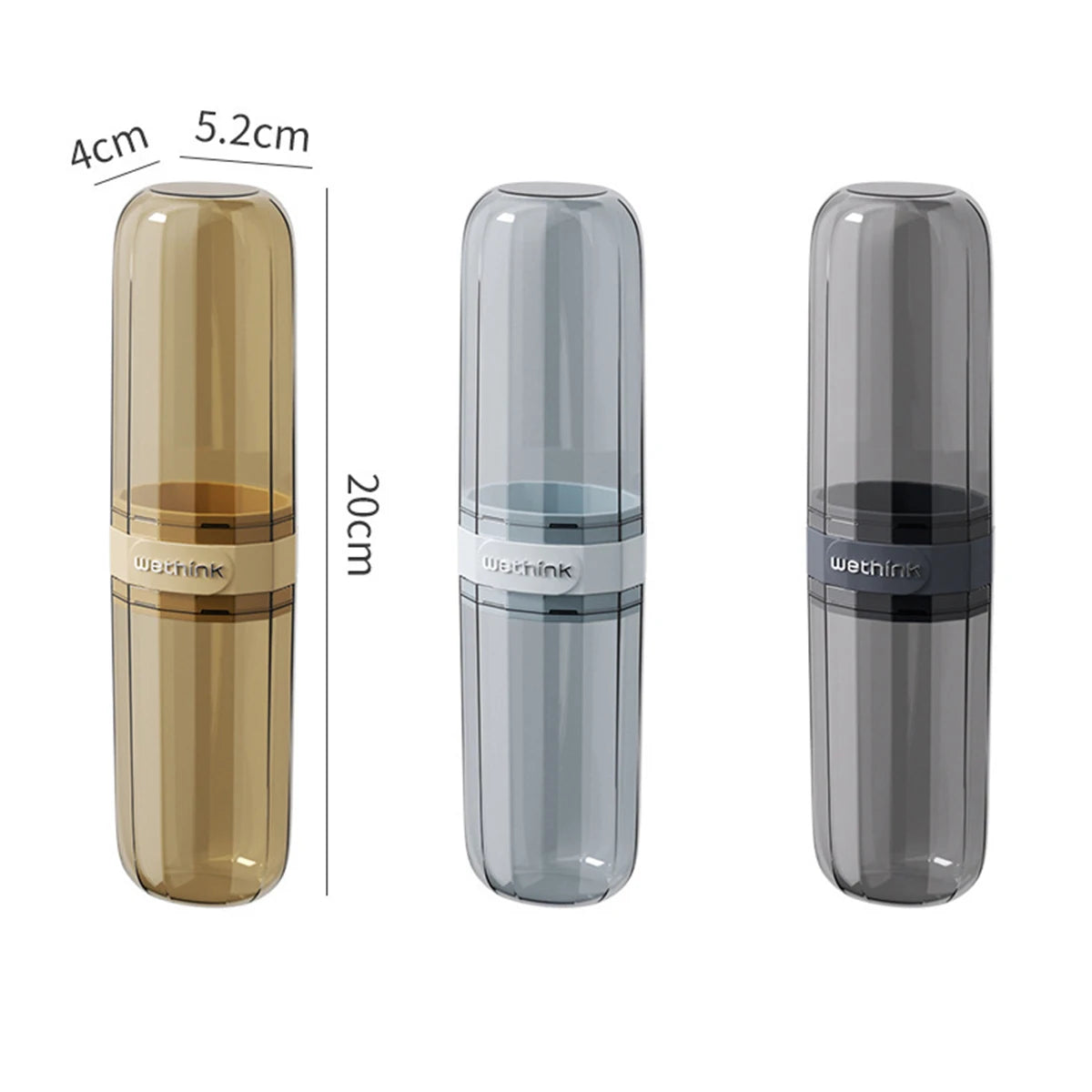 Portable Toothbrush Holder Case for Travel/Camping/Storage Box Protect from Dirt and Damage