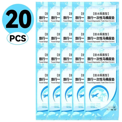 Disposable Toilet Seat Cover for Bathroom-Individually Wrapped and Travel Safe