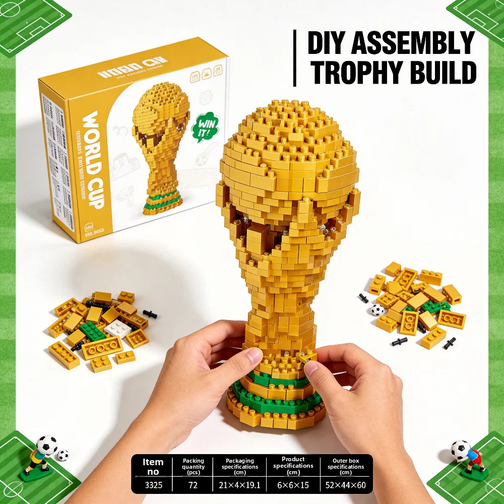 Rare World Cup Trophy Block Souvenir