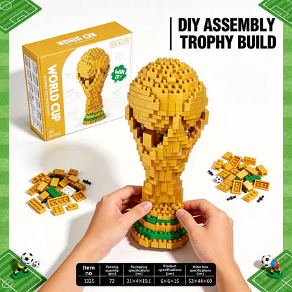 Rare World Cup Trophy Block Souvenir