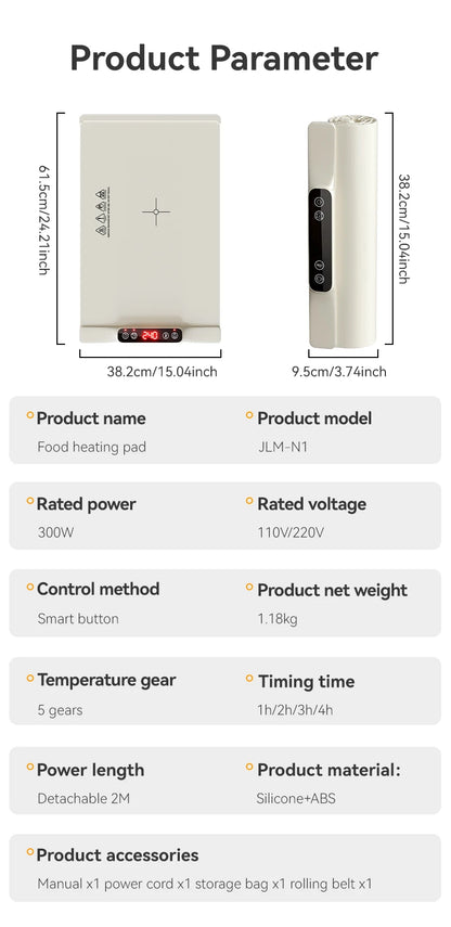 Warming Mat for Food Electric
