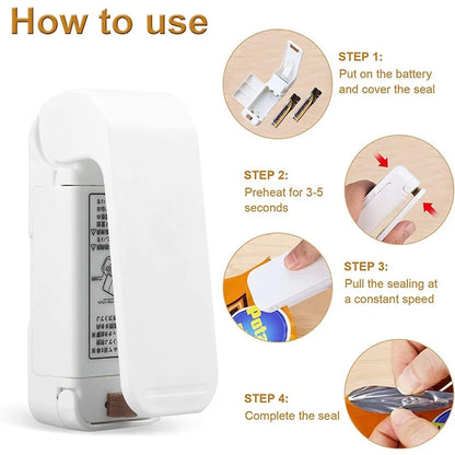 Mini Bag Seal Machine- Package Sealer for Thermal Plastic Bag