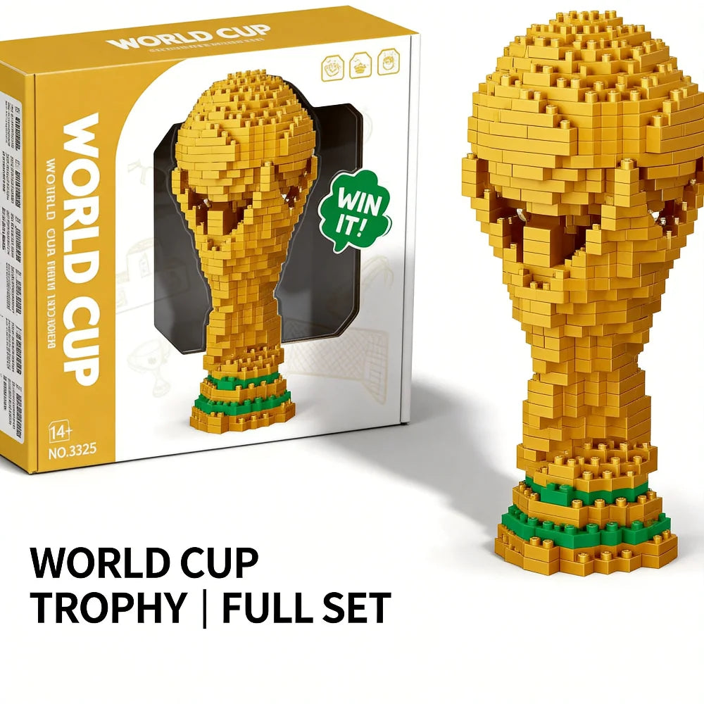 Rare World Cup Trophy Block Souvenir
