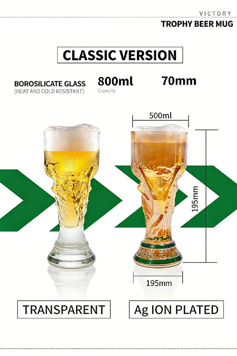 World Cup Trophy drinking Glass