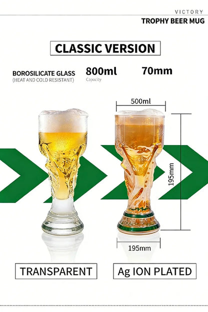 World Cup Trophy drinking Glass