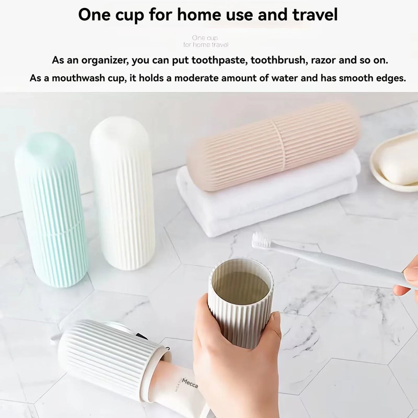 Portable Toothbrush Holder Case for Travel/Camping/Storage Box Protect from Dirt and Damage