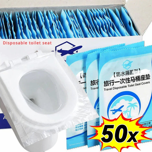 Disposable Toilet Seat Cover for Bathroom-Individually Wrapped and Travel Safe