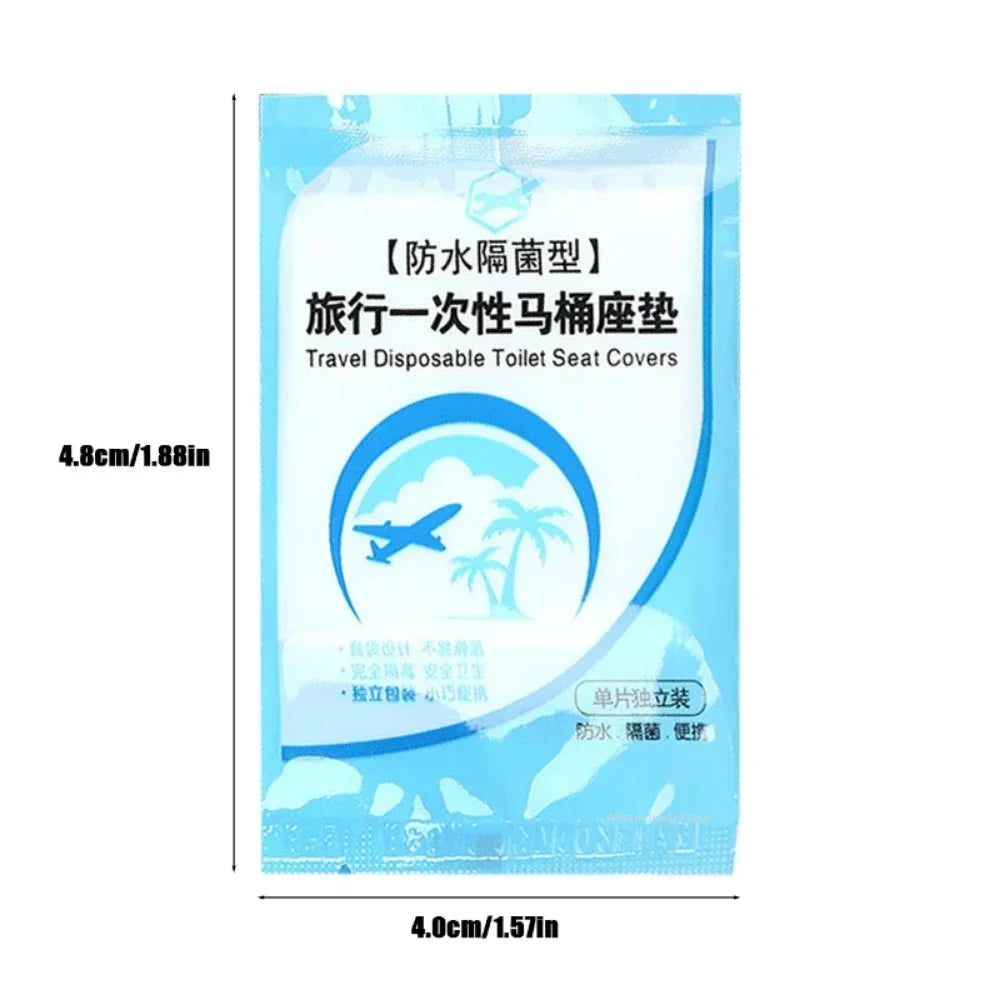 Disposable Toilet Seat Cover for Bathroom-Individually Wrapped and Travel Safe